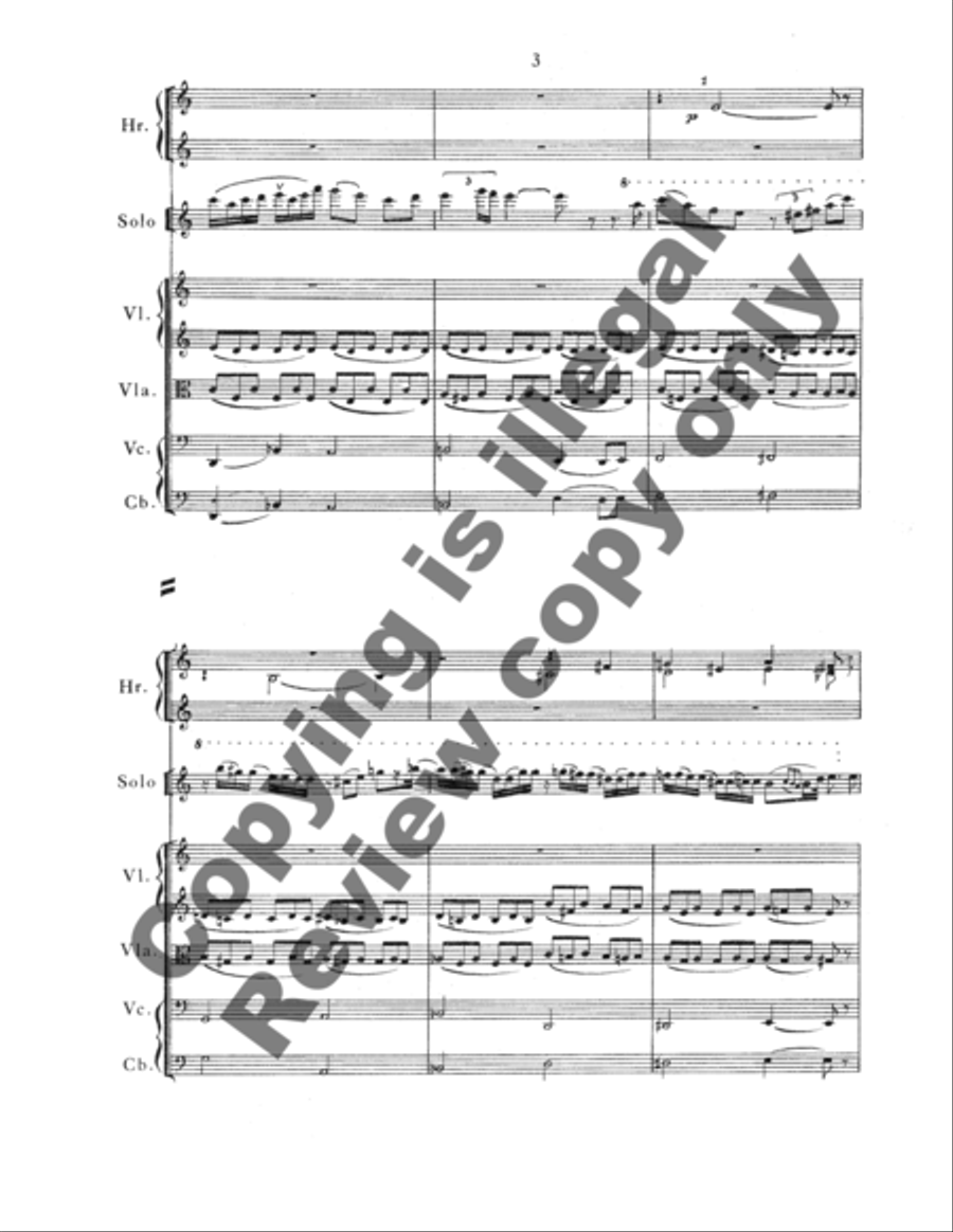 Concerto for Violin & Orchestra (Additional Full Score) Full Orchestra scores gallery preview page 9