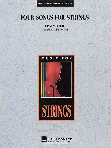 Franz Schubert: Four Songs for Strings