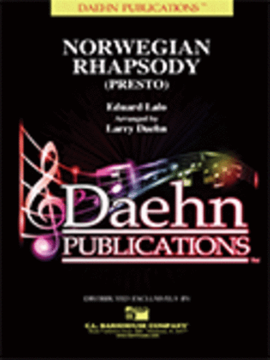 Norwegian Rhapsody Concert Band scores gallery preview page 1
