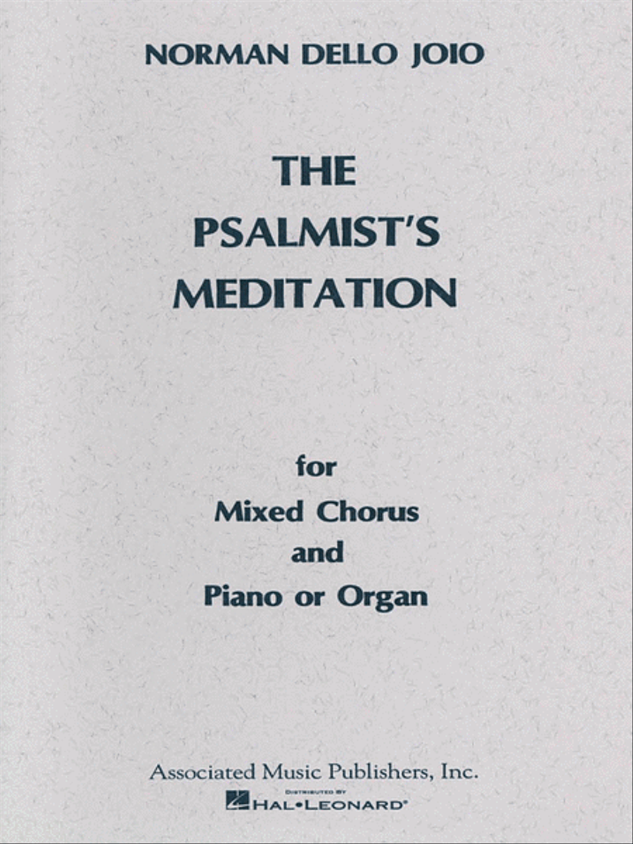 Psalmist's Meditation 4-Part scores gallery preview page 1