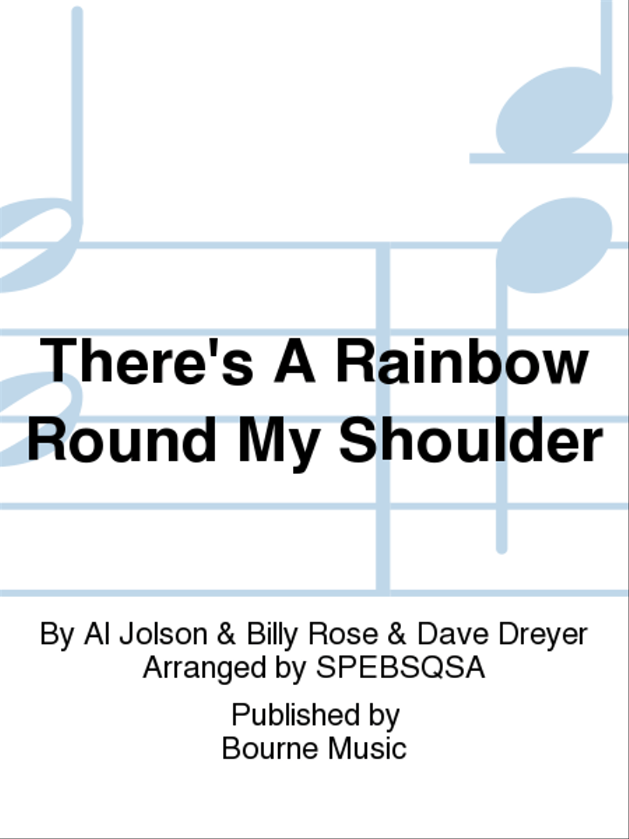 There's A Rainbow Round My Shoulder A Cappella scores gallery preview page 1