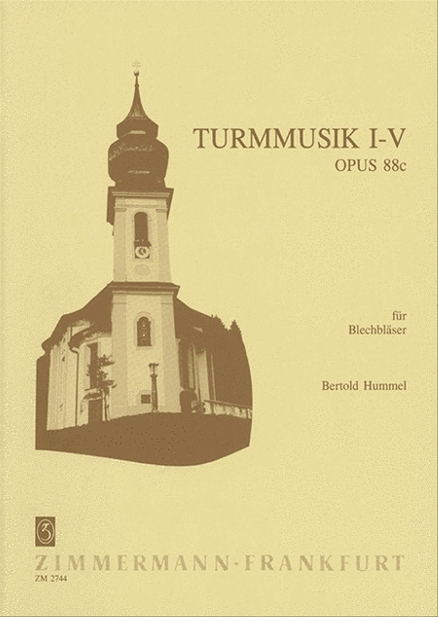 Tower Music I-V Op. 88c Tower Music I-V Op. 88c Trombone scores gallery preview page 1