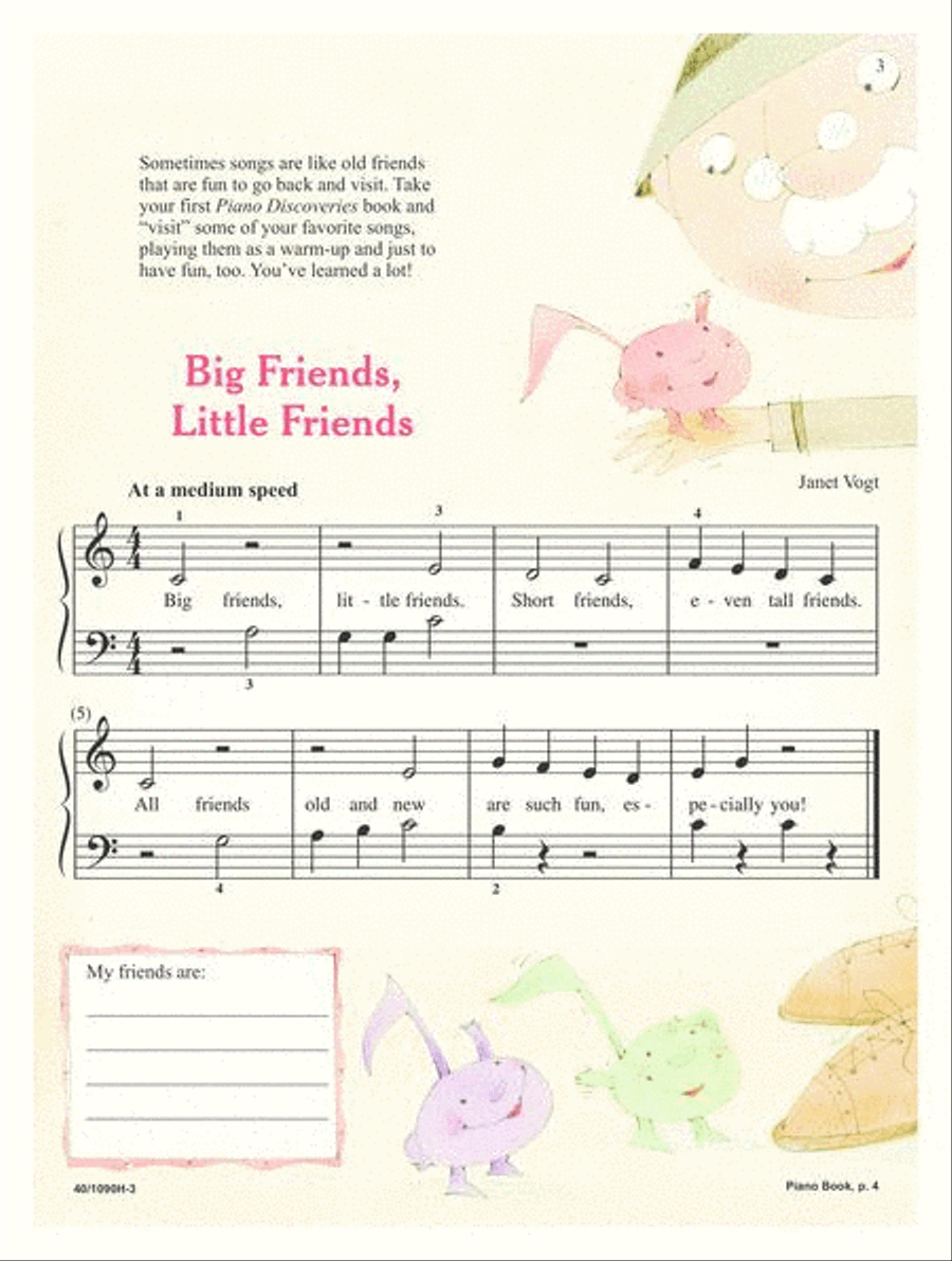 Master Class Series - Level 1A Piano Method scores gallery preview page 3