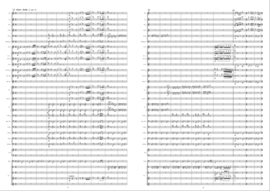 Symphony No. 2: States Of Mind, Opus 87 Concert Band scores gallery preview page 4