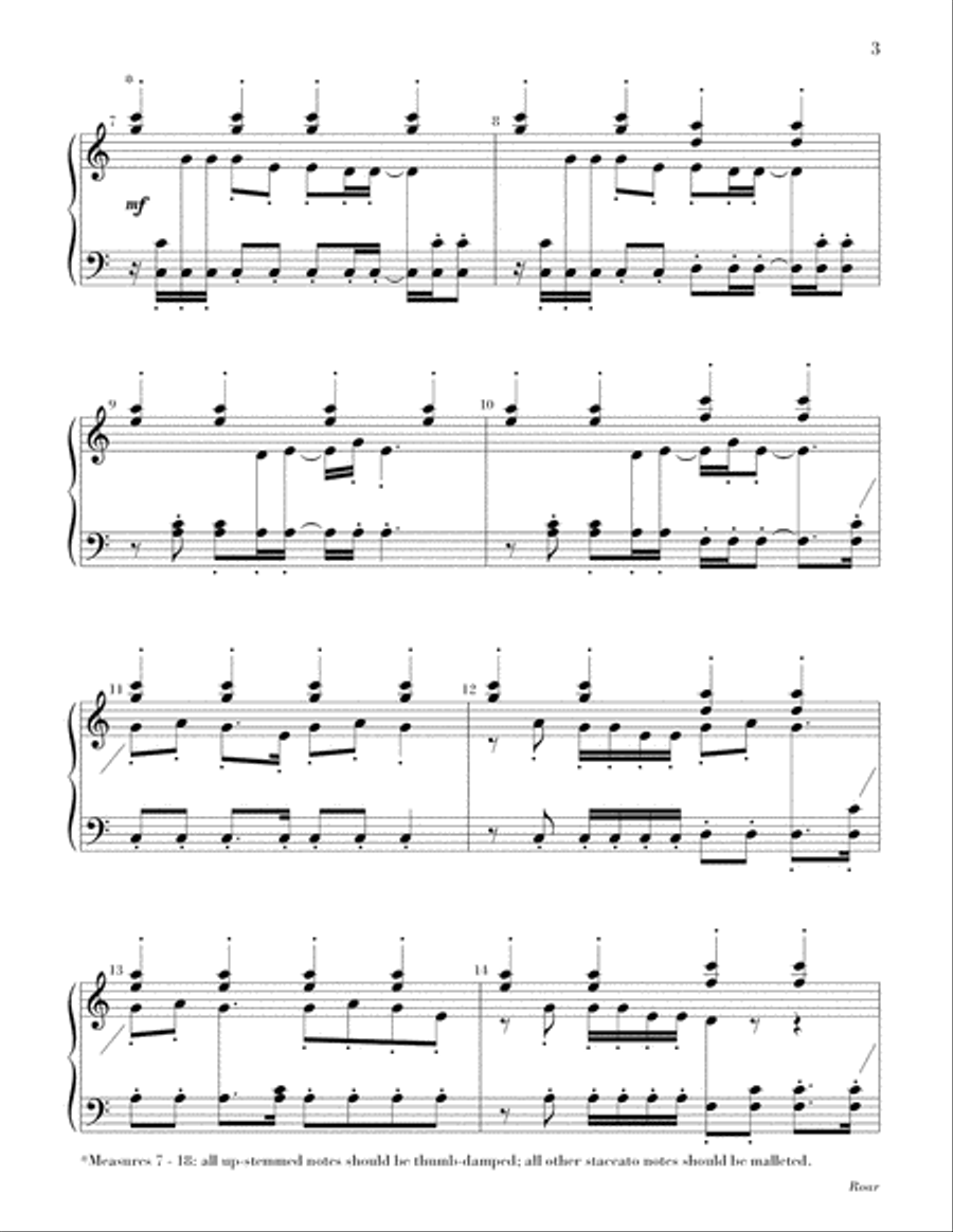 Roar 5-Octaves scores gallery preview page 4