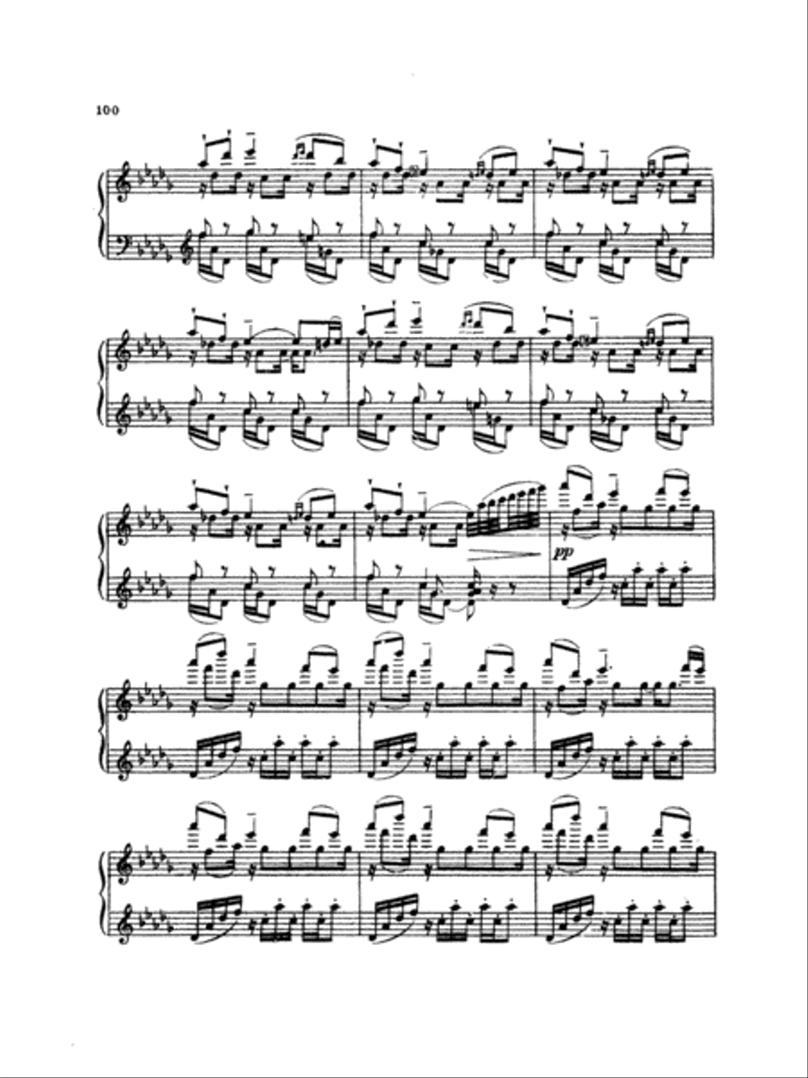 Tchaikovsky: Eighteen Piano Pieces, Op. 72; Aveu Passionne; Valse, Op. 40, No. 9, 1st Version Piano Solo scores gallery preview page 4