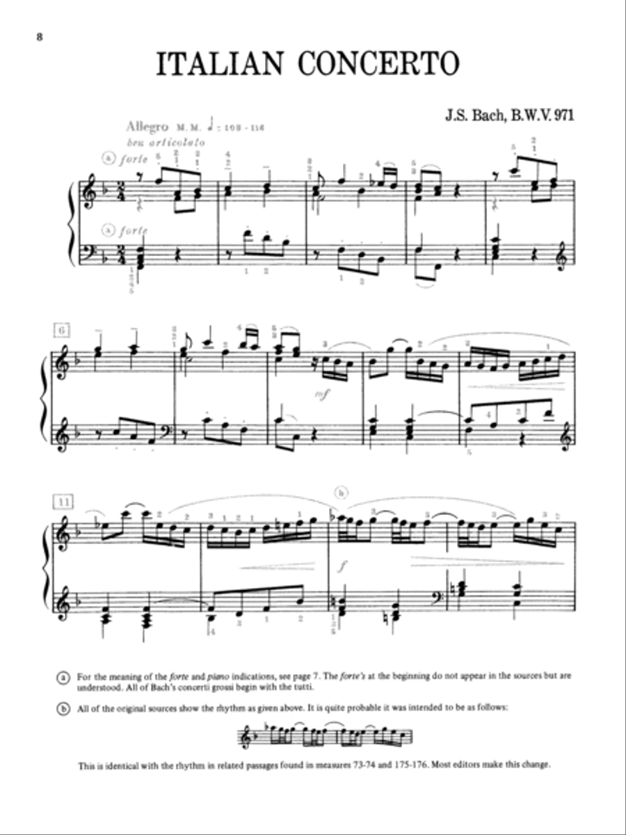 Bach -- Italian Concerto Bach -- Italian Concerto Small Ensemble scores gallery preview page 2