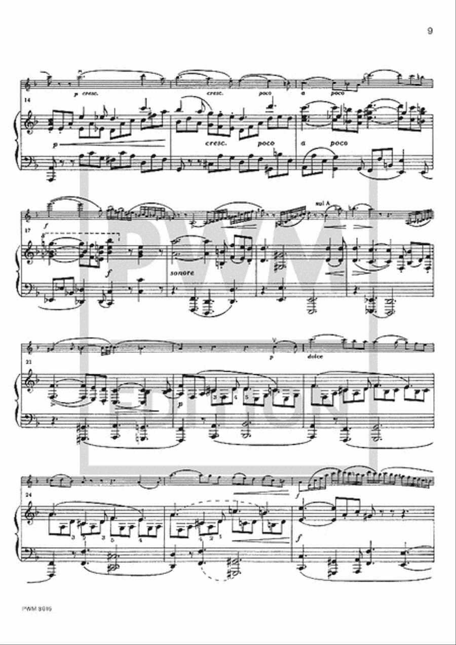 Sonata in F major Op. 30 Sonata in F major Op. 30 Violin Solo scores gallery preview page 3