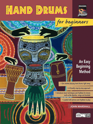 Book cover for Hand Drums for Beginners