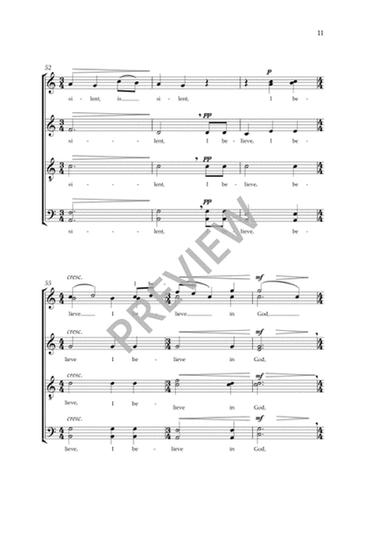 Even When He Is Silent - SATB divisi image number null