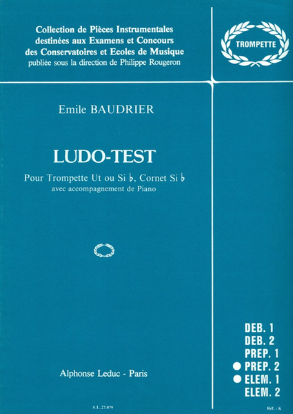 Ludo-Test - 2 Tptes Sib (Ou Cornets/Bugles) Piano