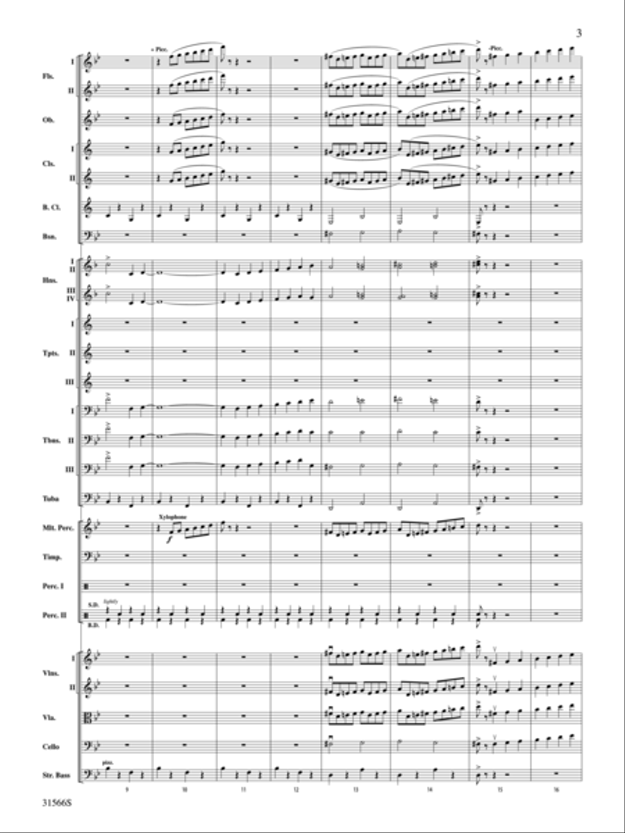 Salute to the Cinema Salute to the Cinema Full Orchestra scores gallery preview page 3