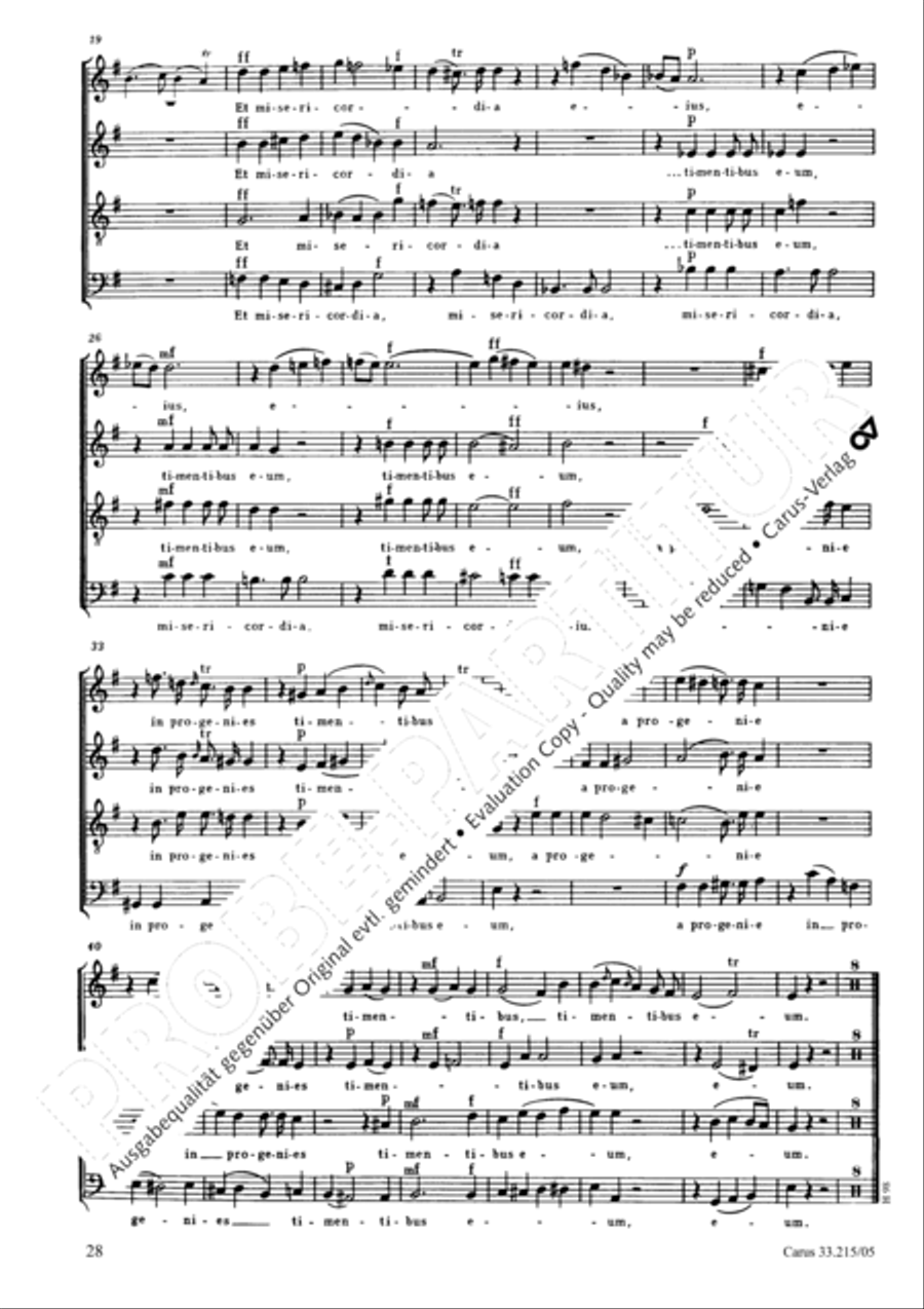 Magnificat 4-Part scores gallery preview page 29