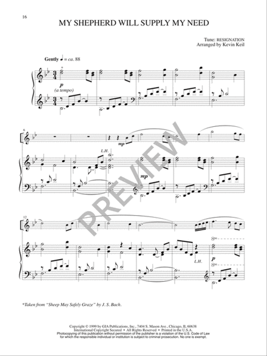 The Peace of Christ The Peace of Christ Piano scores gallery preview page 18