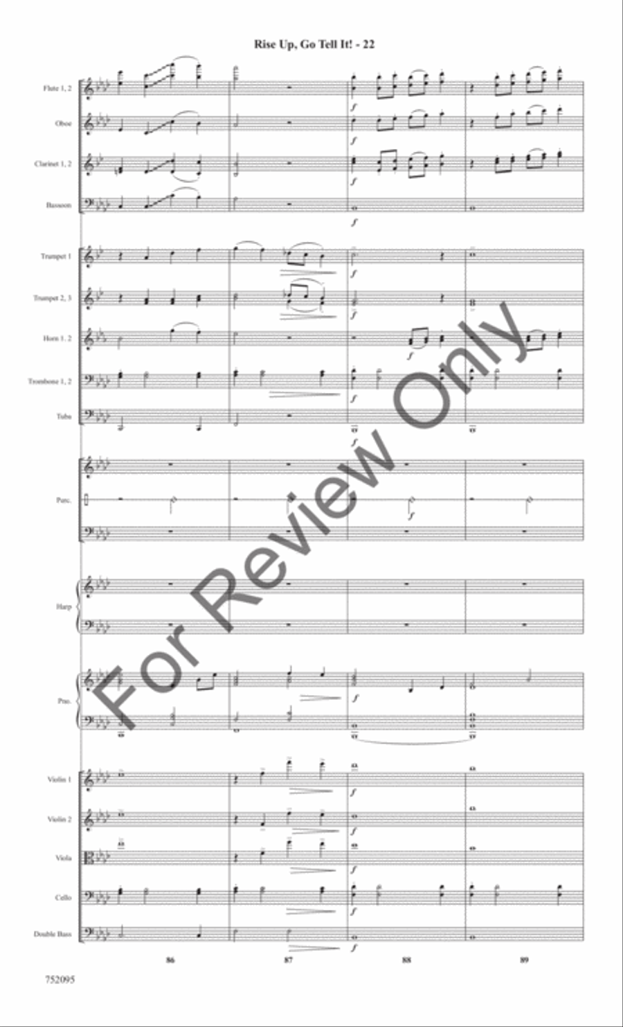 Rise Up, Go Tell It! Rise Up, Go Tell It! Full Orchestra scores gallery preview page 25