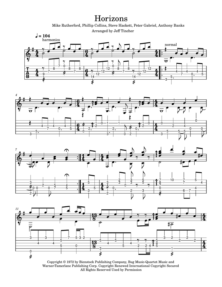 Horizons Acoustic Guitar scores gallery preview page 2