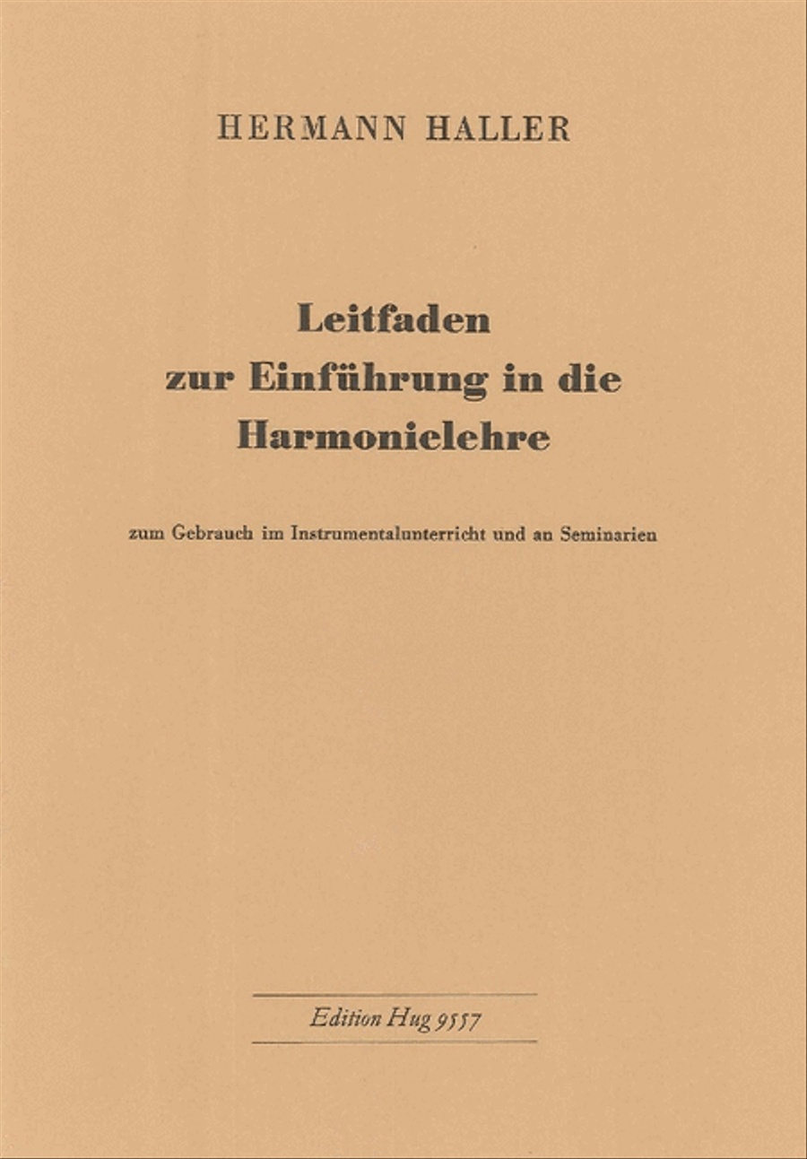 Leitfaden zur Harmonielehre