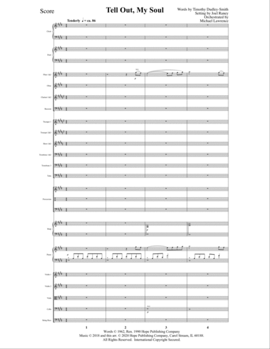Tell Out, My Soul Tell Out, My Soul Choir scores gallery preview page 2