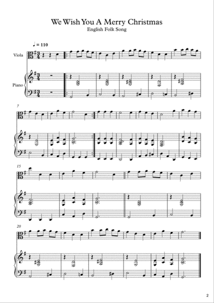 10 Easy Classical Pieces For Viola & Piano Vol. 4 10 Easy Classical Pieces For Viola & Piano Vol. 4 Viola scores gallery preview page 3
