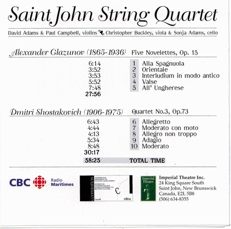 Saint John String Quartet