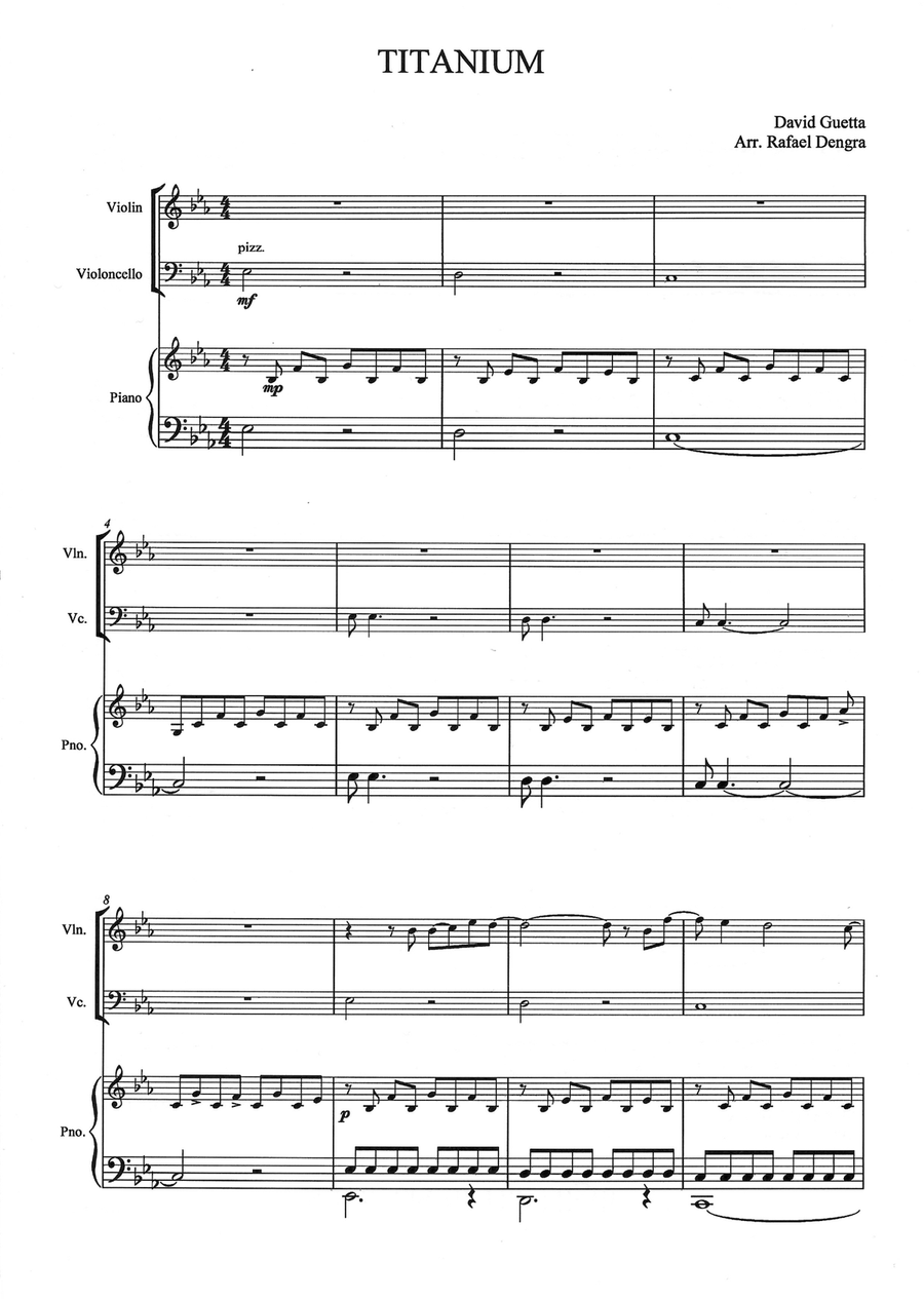 Titanium Piano Trio scores gallery preview page 1