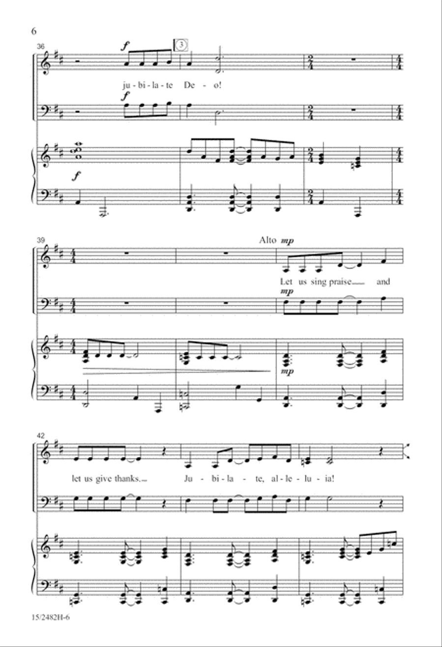 Jubilate, Alleluia! Jubilate, Alleluia! 3-Part scores gallery preview page 6