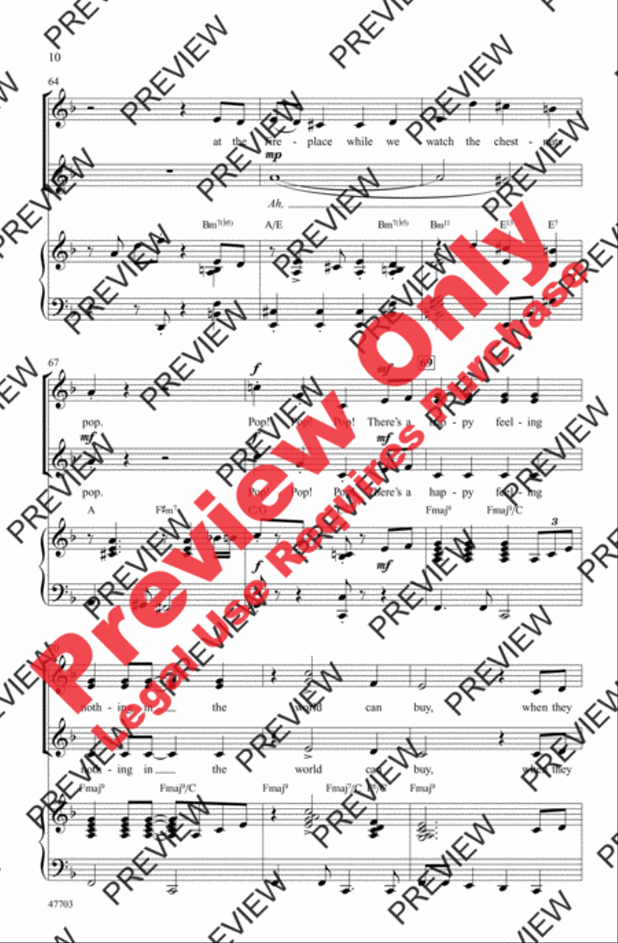 Sleigh Ride Women's Choir scores gallery preview page 10