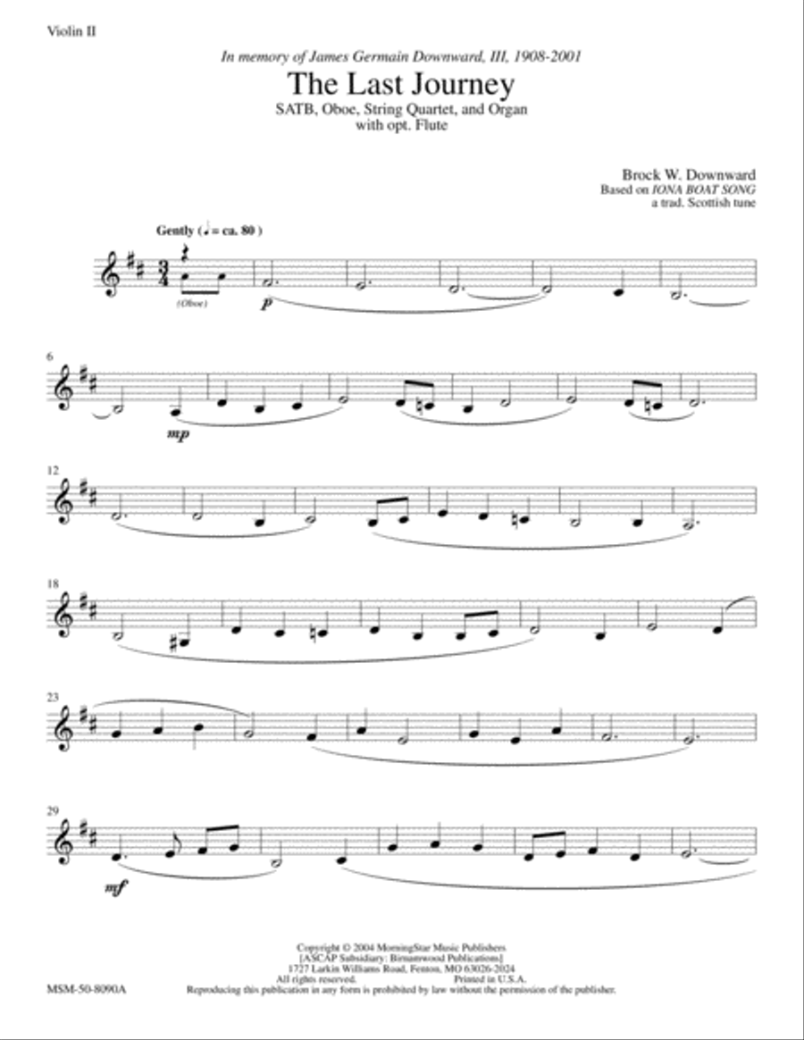 The Last Journey Choir scores gallery preview page 3