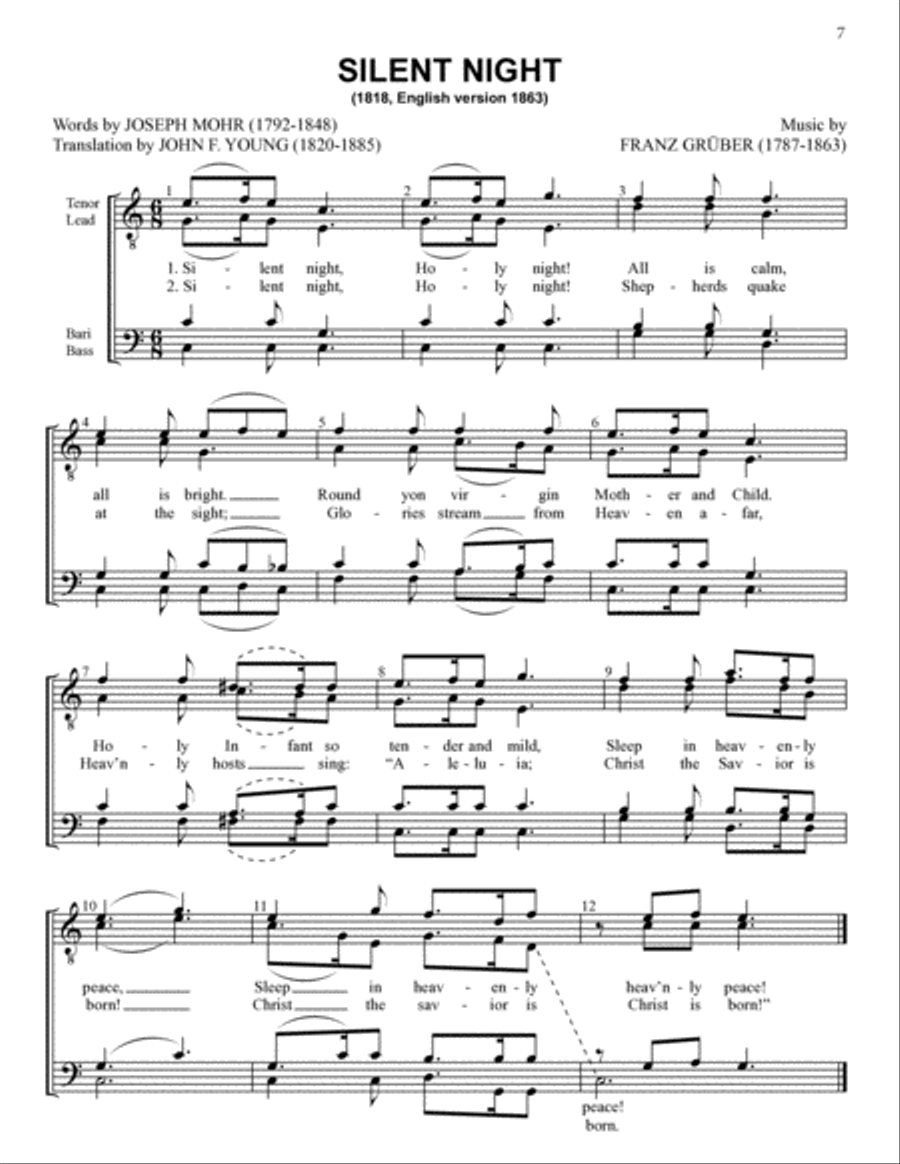 Yuletide Favorites (Volume I) TTBB scores gallery preview page 7