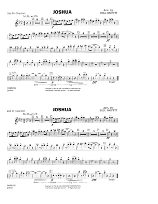 Joshua - 2nd Bb Clarinet
