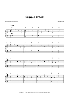 Cripple Creek - Easy Piano (Beginner)