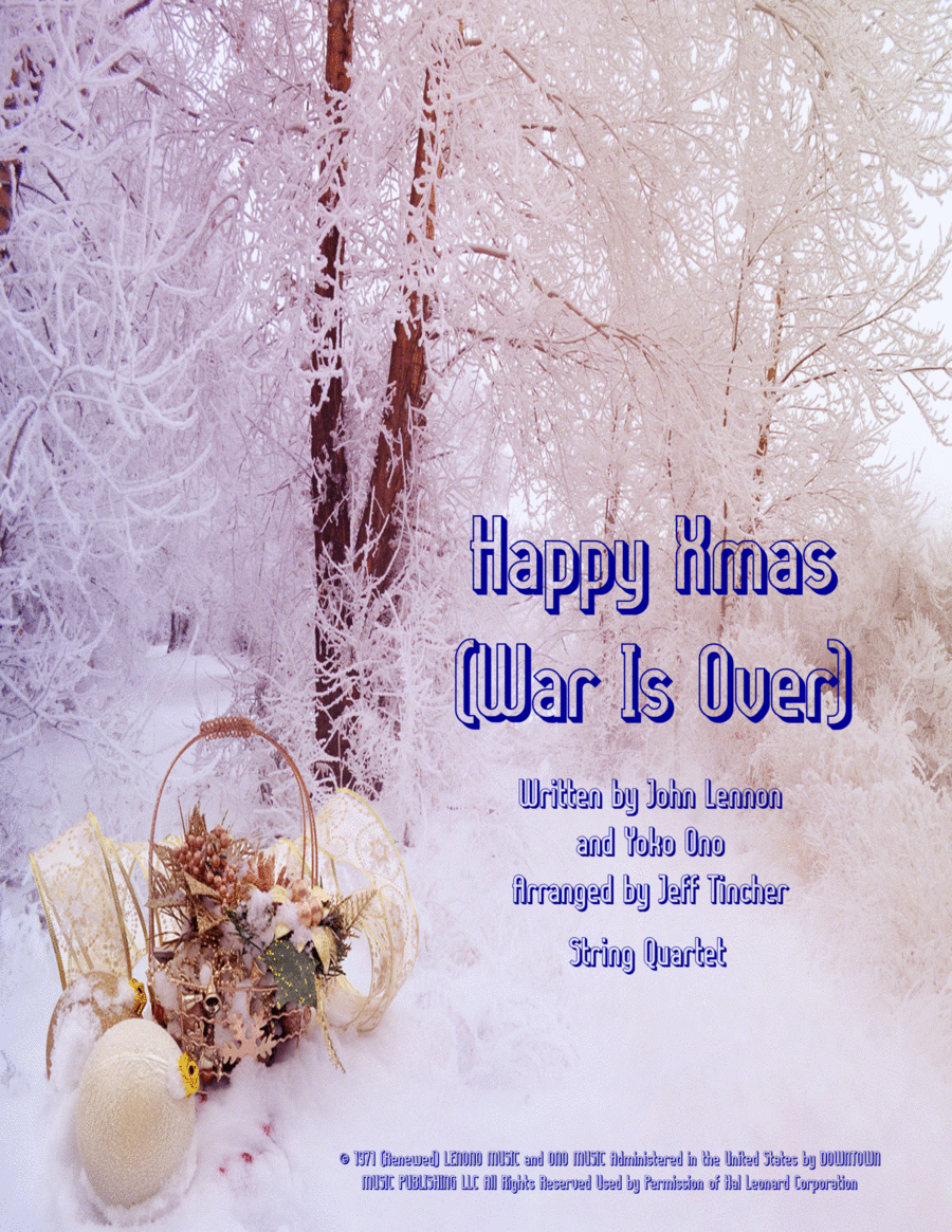 Happy Xmas (War Is Over) Happy Xmas (War Is Over) String Quartet scores gallery preview page 1