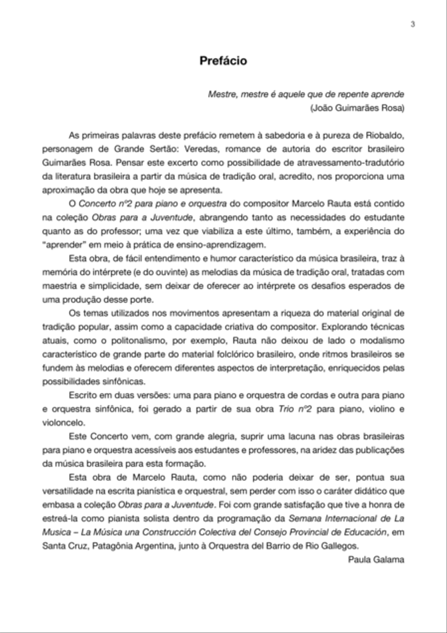 Concerto para piano n. 2 (versão para orquestra de cordas) Chamber Orchestra scores gallery preview page 4