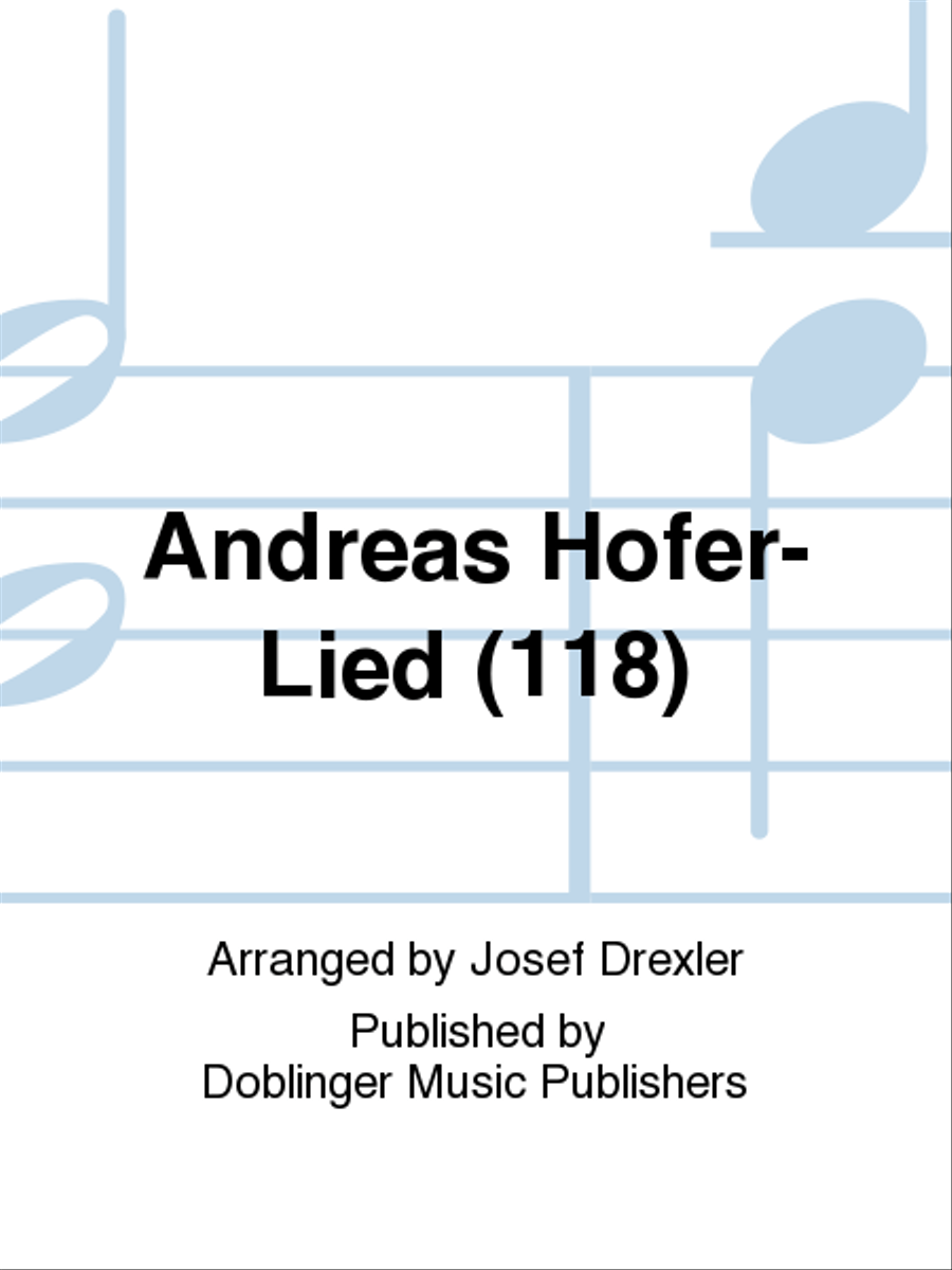 Andreas Hofer-Lied (118) Choir scores gallery preview page 1