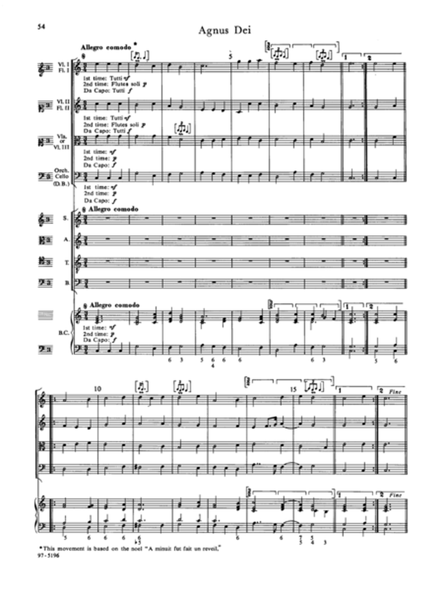 Messe de Minuit pour Noeel (Full Score)