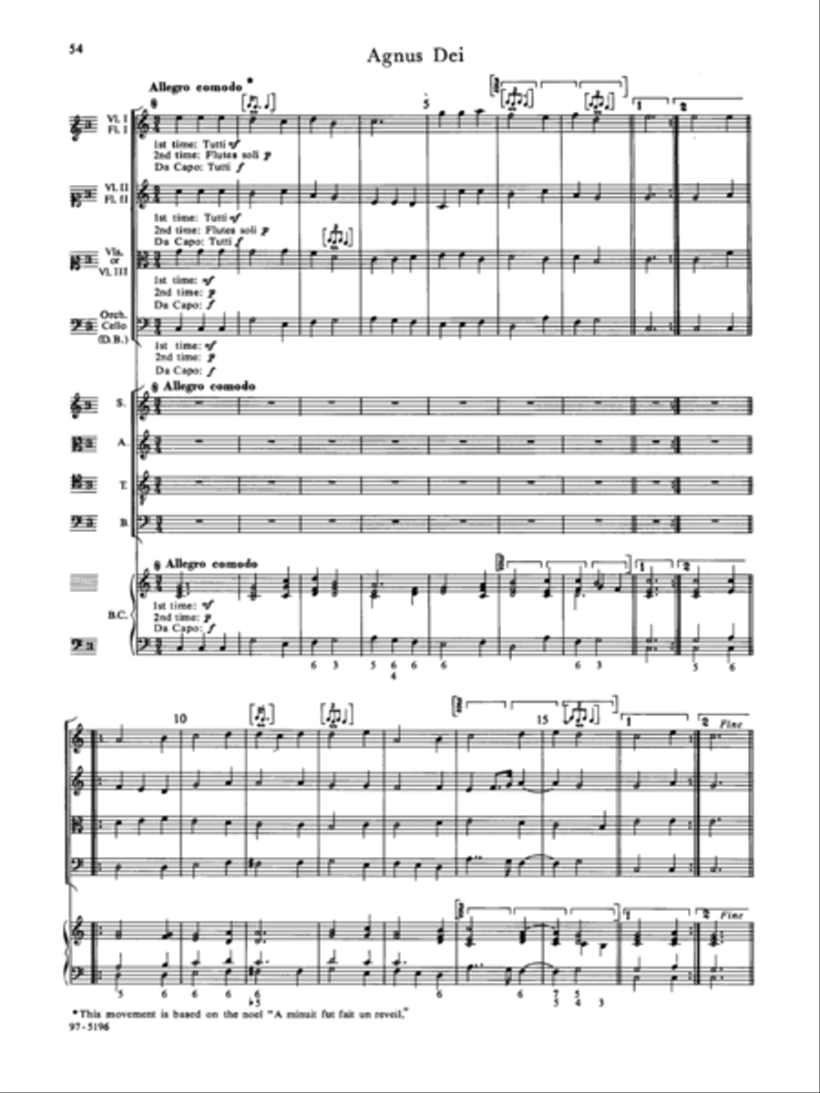 Messe de Minuit pour Noeel (Full Score) 4-Part scores gallery preview page 10