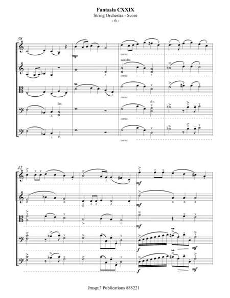 Farnaby: Fantasia CXXIX for String Orchestra - Score Only image number null
