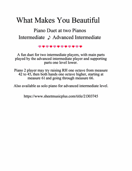 What Makes You Beautiful image number null