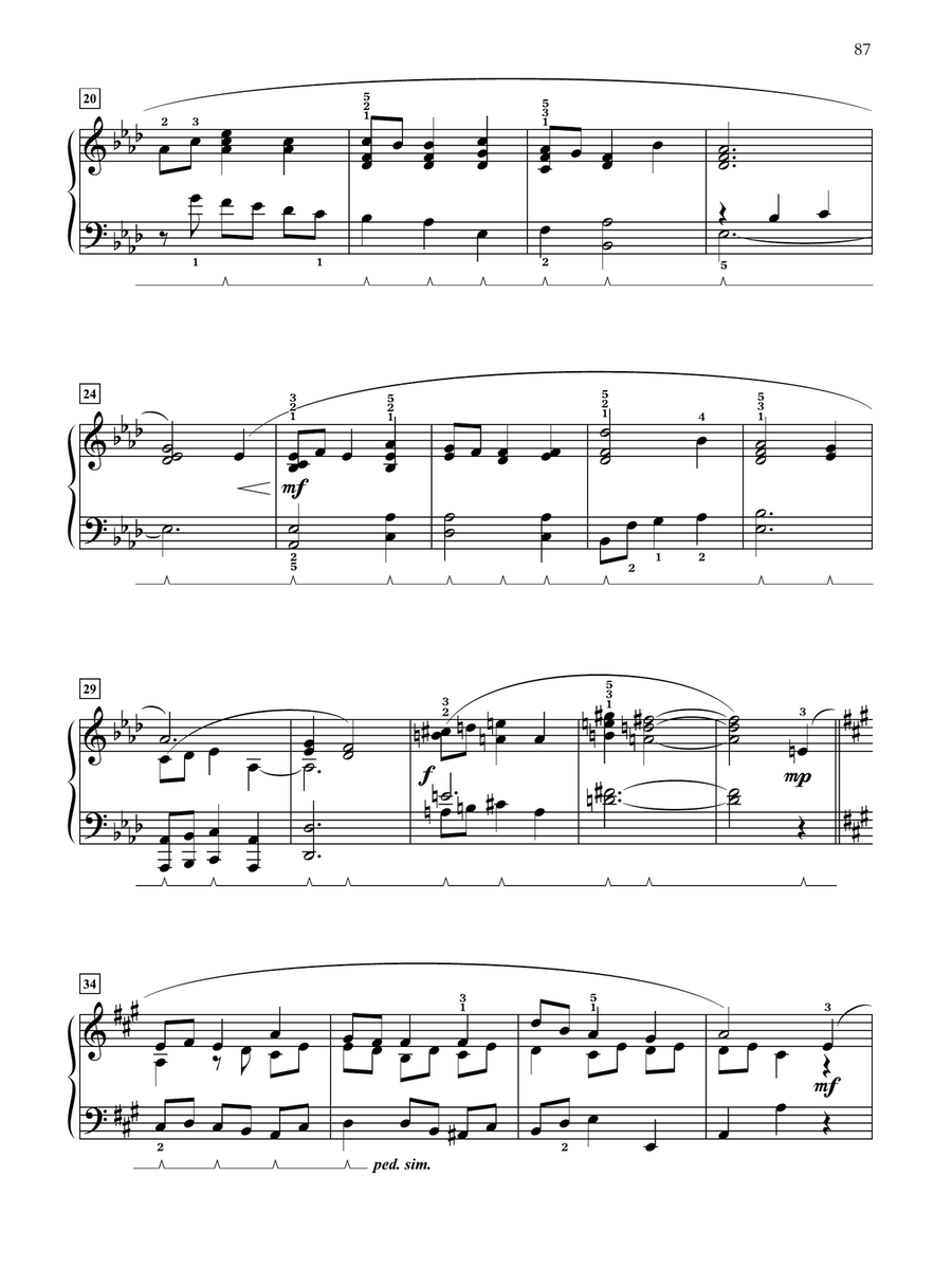 My Faith Has Found a Resting Place... - Piano Solo Piano Solo scores gallery preview page 2