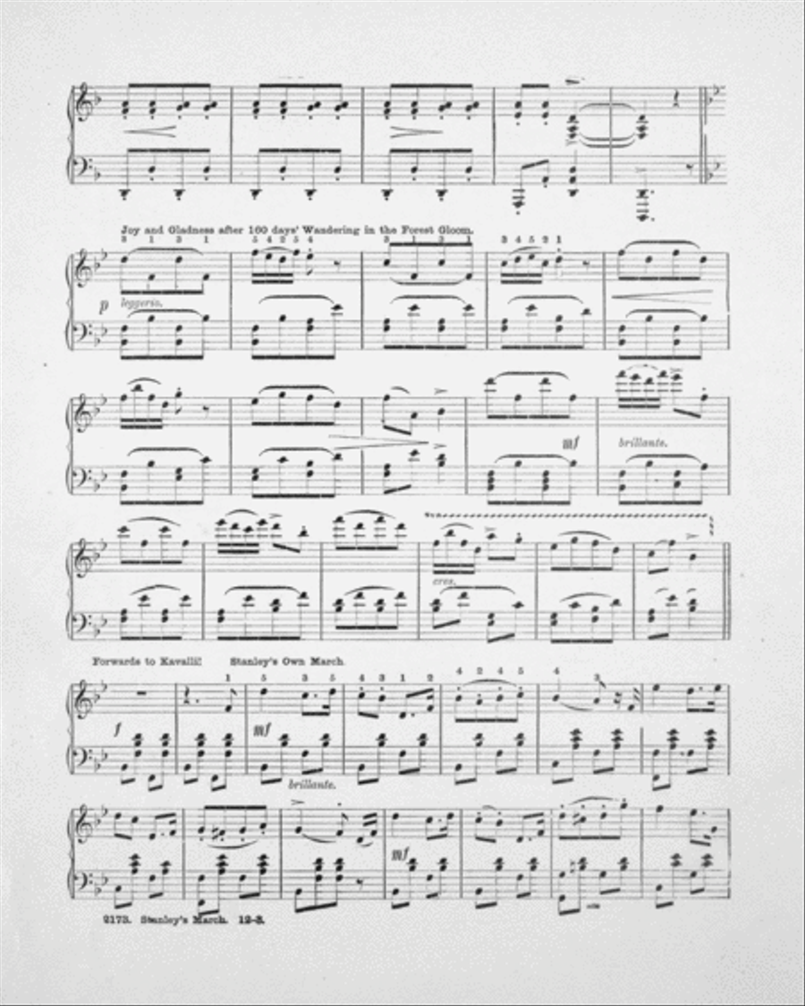 Stanley's Own Grand Triumphal March Piano Solo scores gallery preview page 4