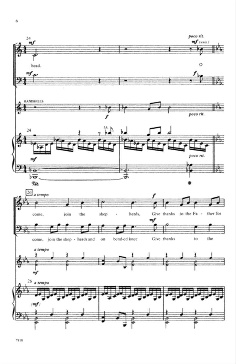 The Gift 3-Part scores gallery preview page 6