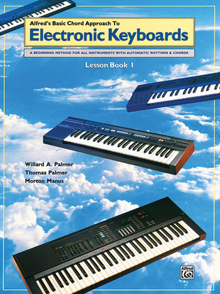 Book cover for Chord Approach to Electronic Keyboards Lesson Book, Book 1