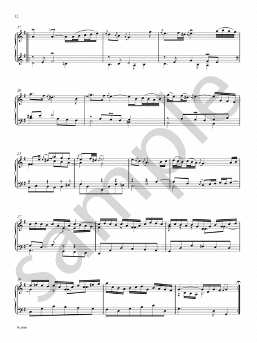 The “Goldberg” Variations Piano Solo scores gallery preview page 5