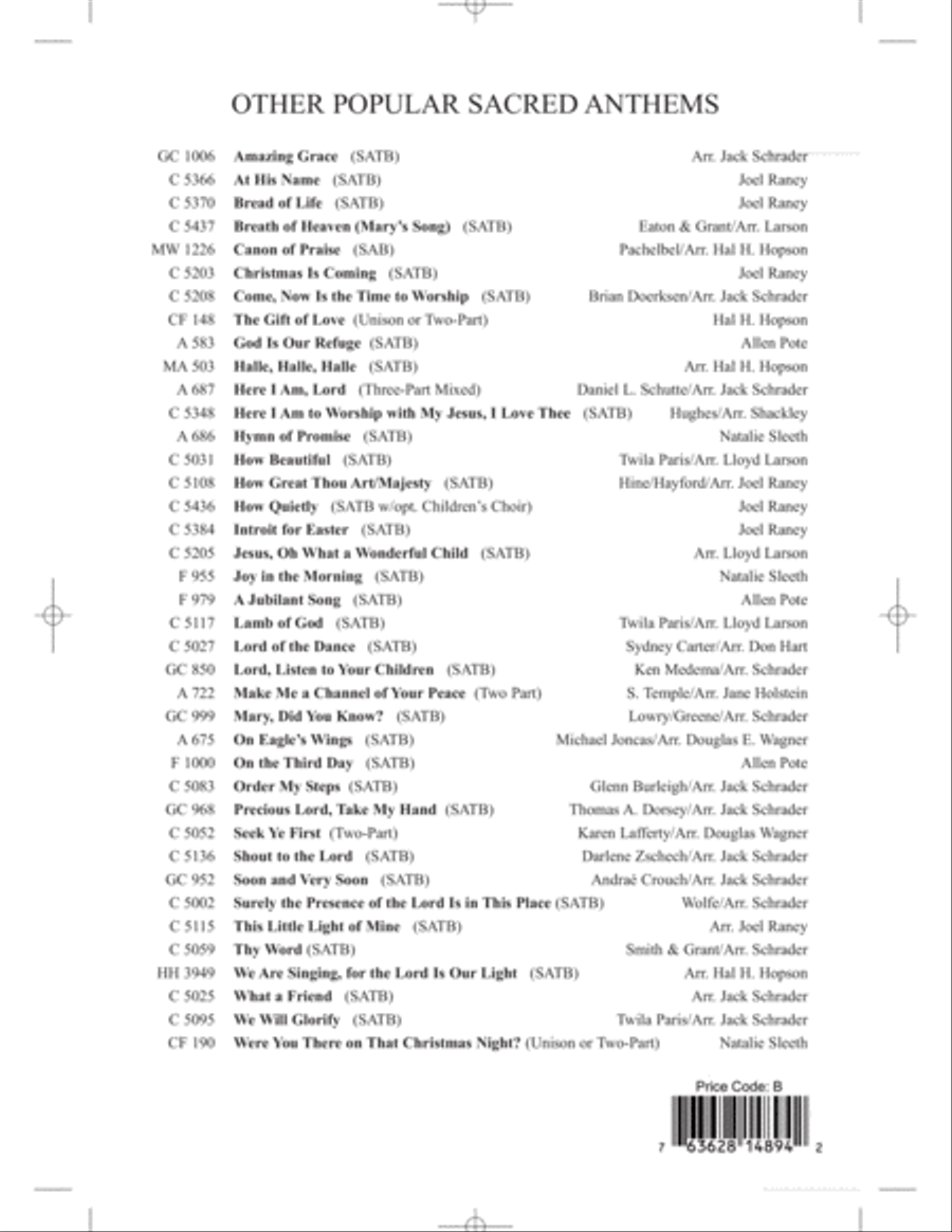 Sing Out Your Joy to God Sing Out Your Joy to God 2-Part scores gallery preview page 8