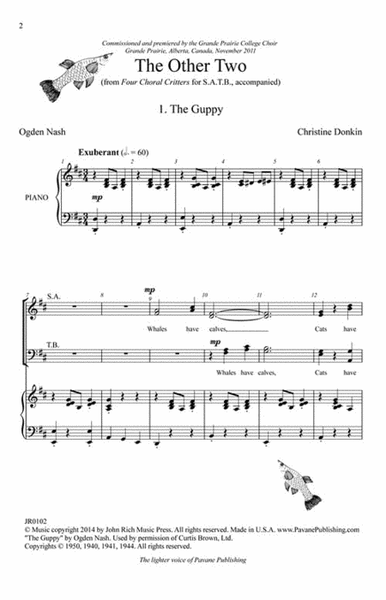 Four Choral Critters - The Other Two image number null