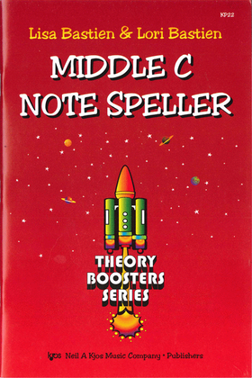 Book cover for Bastien Theory Boosters: Middle C Note Speller