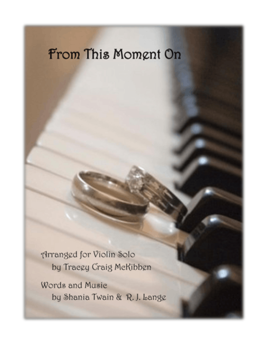 From This Moment On From This Moment On Violin Solo scores gallery preview page 1