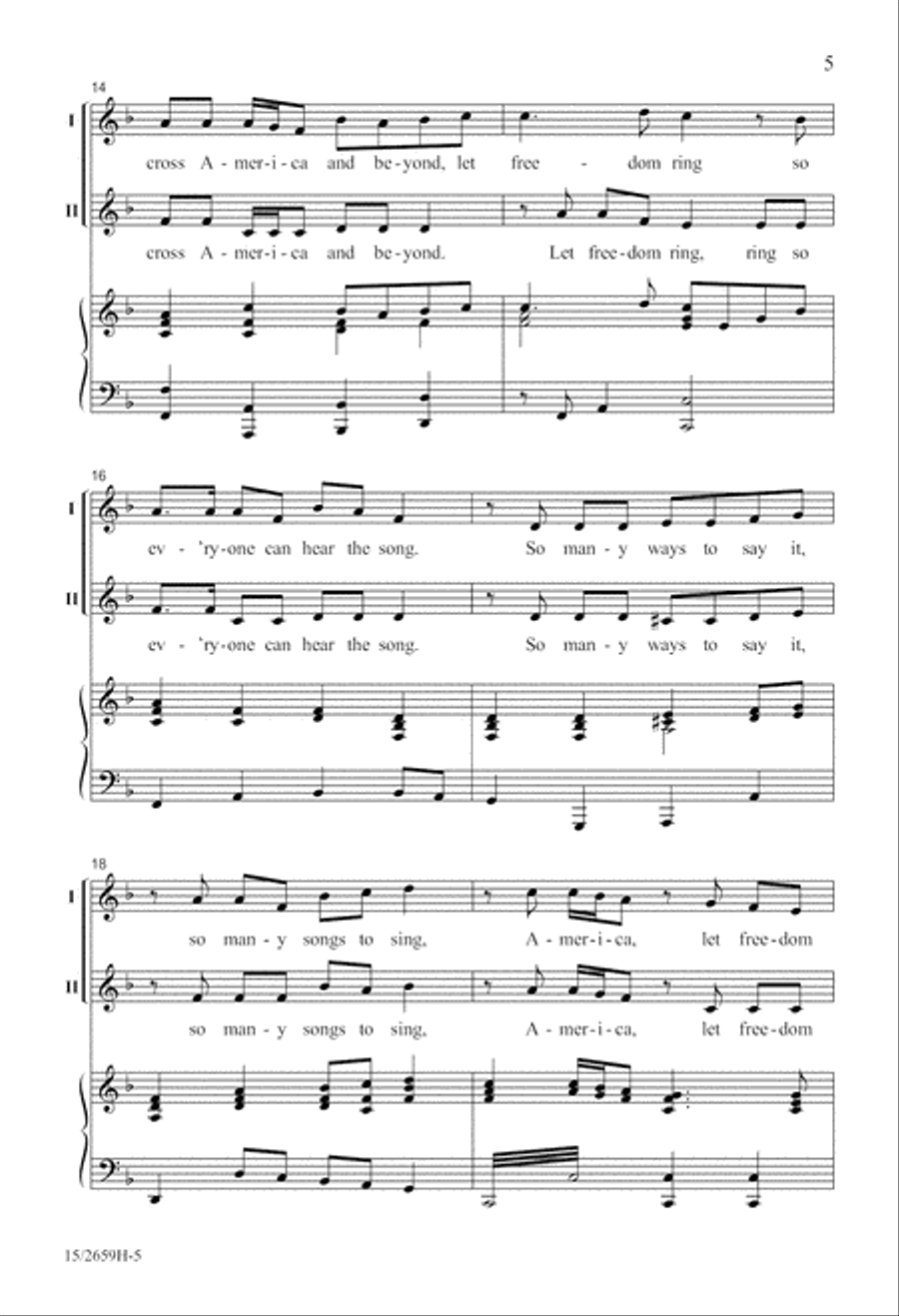 Let Freedom Ring! Let Freedom Ring! 2-Part scores gallery preview page 6