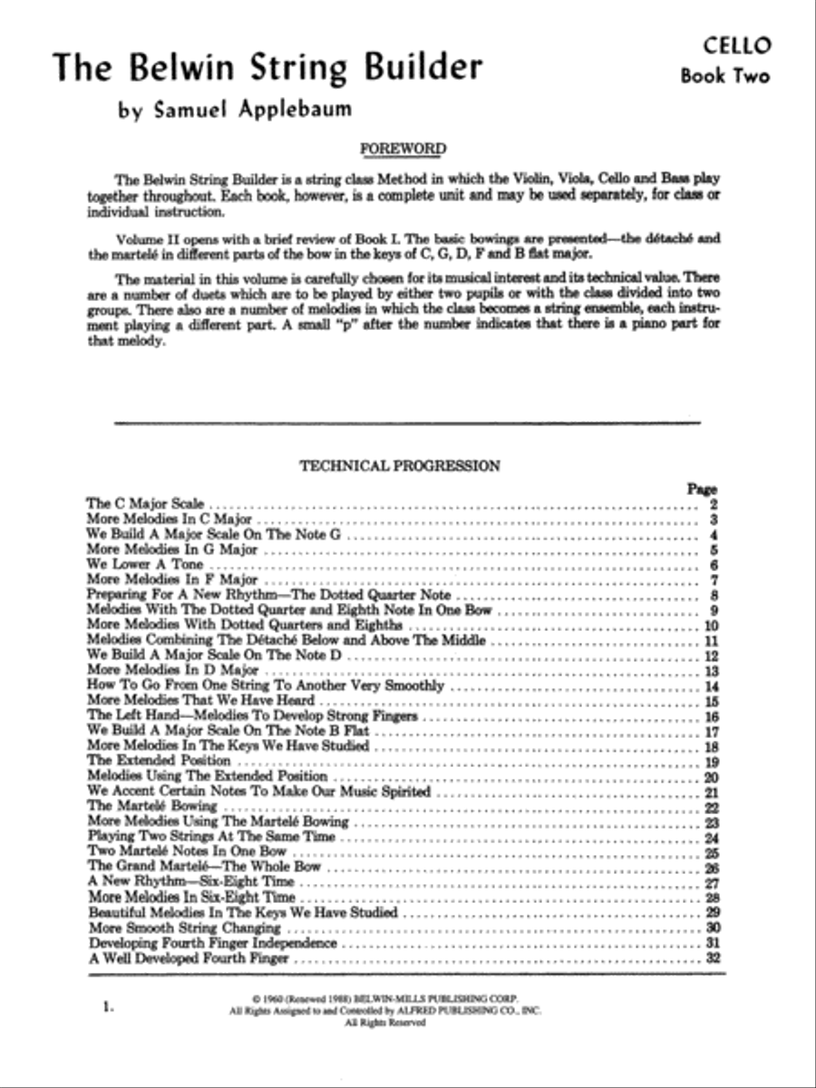 String Builder, Book 2 Chamber Orchestra scores gallery preview page 2