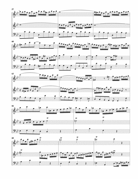 Trio sonata for organ, no.2, BWV 526 (arrangement for 3 recorders)